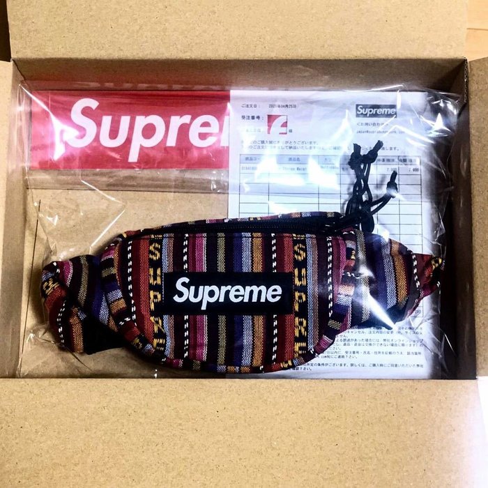 xsPC 20SS Supreme Woven Stripe Waist Bag 民族風編織腰包 現貨 | Yahoo奇摩拍賣