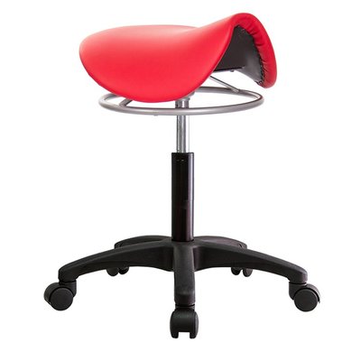 GXG 馬鞍型 工作椅(塑膠腳座) 拉環升降款 型號T04 E