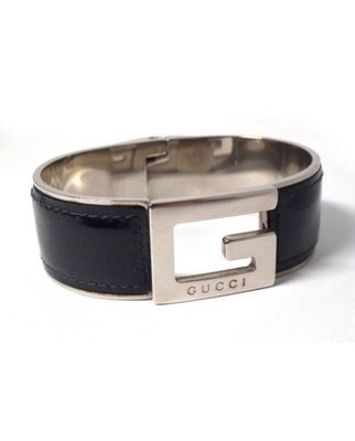 [ 珍寶 ] 古馳 Gucci 徽號G logo圖案 金屬鉸鏈手環