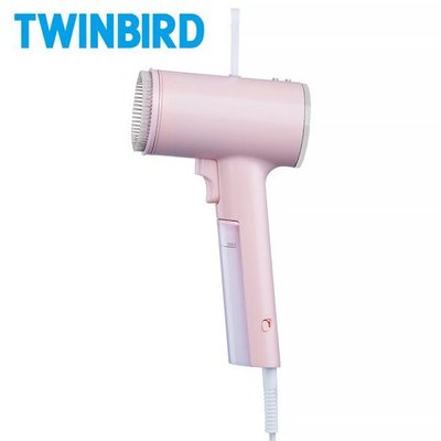 全新現貨【TWINBIRD】美型蒸氣掛燙機-玫瑰粉(TB-G006TWRP)