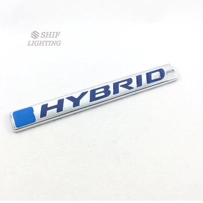 1 金屬混合字母徽標汽車汽車側面後標誌貼紙徽章貼花豐田HYBRID-飛馬汽車