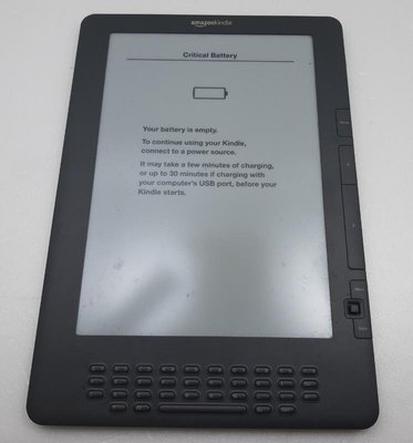 Amazon Kindle DX Model D00801 Ebook Reader GC-30016-5