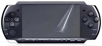 SONY PSP 1000 2000 3000 螢幕 主機 專用 塑膠 保護貼 液晶保護貼 螢幕保護貼 裸裝 台中