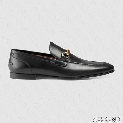 【WEEKEND】 GUCCI Jordaan Loafer 樂福鞋 休閒鞋 皮鞋 黑色 男款 男鞋 406994