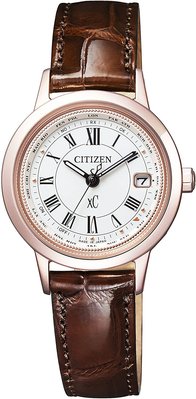 日本正版 CITIZEN 星辰 xC EC1144-18C 電波錶 手錶 女錶 光動能 皮革錶帶 日本代購