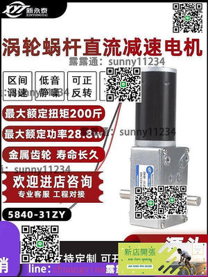 【現貨】新永泰雙出軸直流減速電機12V24V小型低速5840-31ZY大扭力矩馬達 市集 全臺最大的