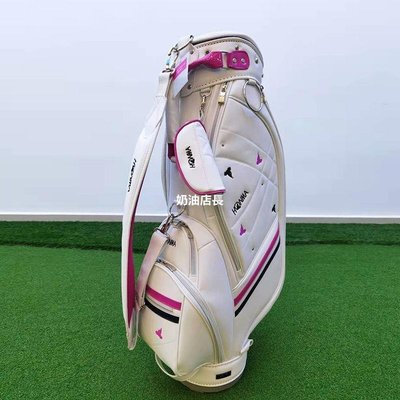 特賣-HONMA 高爾夫球包 GOLF標準球包 女士球包 白粉色新款 PU