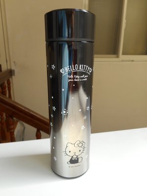 全新品~正版Hello Kitty凱蒂貓-智能測溫星空版保溫瓶
