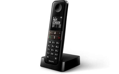 飛利浦中文顯示無線電話D450可擴音免持通話 繁體中文 白字圖形顯示 國際牌無線電話KX-TGE210 國際牌電話可參考