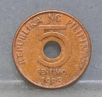 幣632 菲律賓1995年5分硬幣