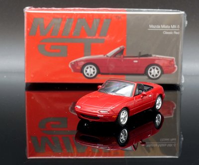 【MASH】現貨特價 Mini GT 1/64 Mazda Miata MX-5 (NA) Red 左駕