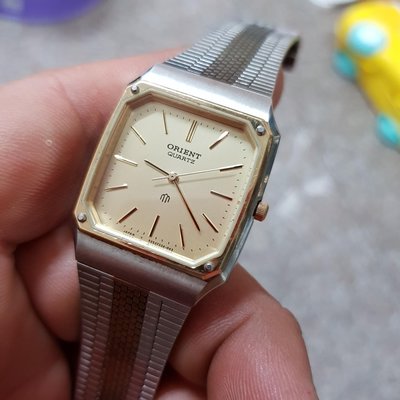 東方錶 日本 ORIENT 27mm 中型 石英錶 漂亮 清晰 ☆ A1 水鬼錶 軍錶 三眼錶 潛水錶 飛行錶 機械錶