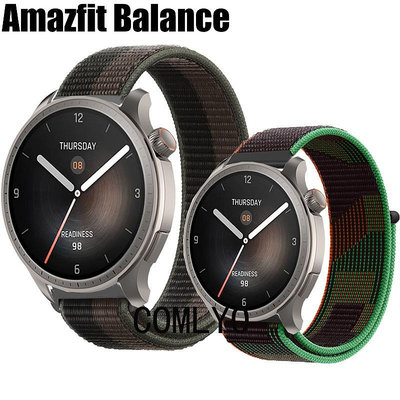 適用於 Amazfit Balance 錶帶 華米手錶 尼龍 回環 柔軟 運動-3C玩家