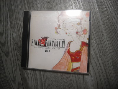 二手 太空戰士6代 日文版 CD  原聲帶 Final Fantasy VI  Original Sound Versi