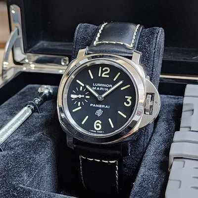 【個人藏錶】 PANERAI 沛納海 PAM1005 手上鍊機芯 44mm 2017年 全套 台南二手錶