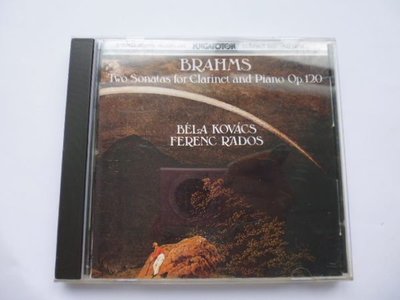 ///李仔糖二手CD唱片*1988年日本版勃拉姆斯奏鳴曲2單簧管與鋼琴作品二十.二手CD(s695)