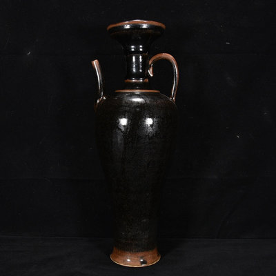 中國古瓷 建窯黑釉壺40*14m3000RT-11634