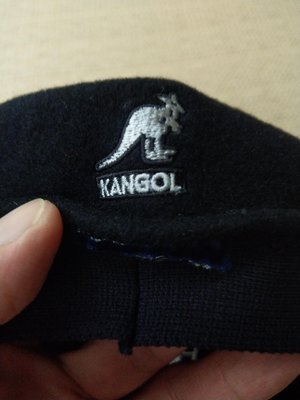 全新澳洲 kangol 黑色 深藍色 羊毛貝雷帽 軍帽 保暖帽