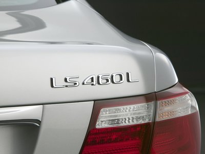 圓夢工廠 Lexus LS460 " LS460L " 後車箱 字標 字貼 字體 鍍鉻銀 同原廠樣式