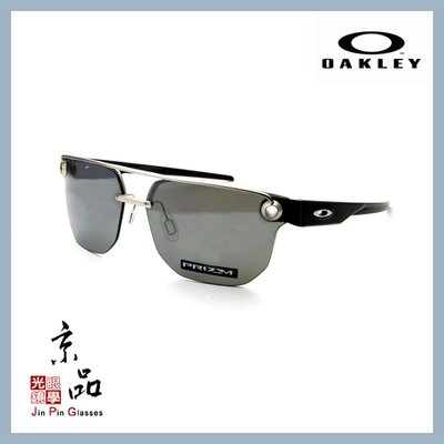 【OAKLEY】CHRYSTL OO4136 05 銀無框 黑色腳 白水銀片 太陽眼鏡 直營公司貨 JPG 京品眼鏡