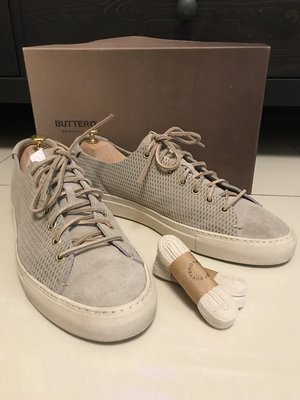 9成5新 Buttero Tanino Sneaker 灰色麂皮休閒鞋 尺寸:EU44
