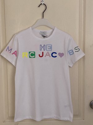 全新 The Marc Jacobs logo-embellished T-shirt 14A 現貨