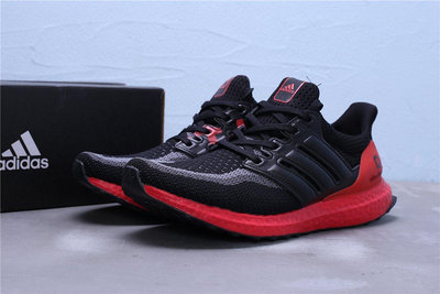 Adidas Ultra Boost 針織 黑紅 休閒運動慢跑鞋 潮流男女鞋 FW3724【ADIDAS x NIKE】