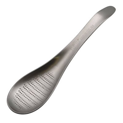 「CP好物」二合一不鏽鋼磨泥匙 不鏽鋼#18-0磨泥湯匙磨皮磨泥器薑末研磨器蒜泥器