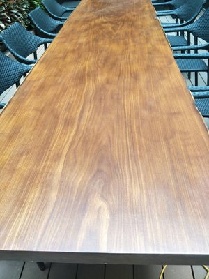 原木非洲柚木桌板