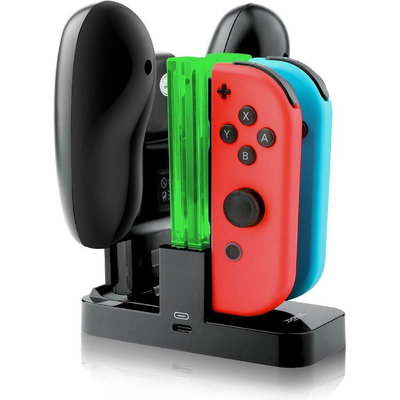 現貨任天堂 Nintendo Switch NS 充電底座 NS PRO 手把 快速 專用充電器 joy-Co 可開發票