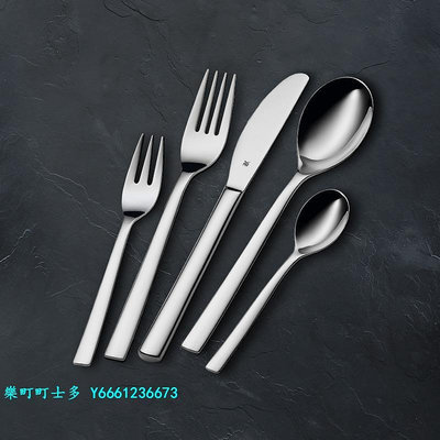 現貨德國WMF刀叉西餐餐具刀叉勺5件套叉子刀子套裝高端切牛排專用刀叉