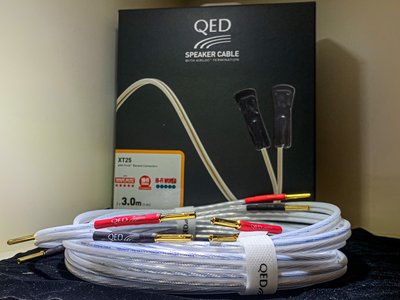 喜龍音響 QED XT25 高級無氧銅專業喇叭線 長度3米