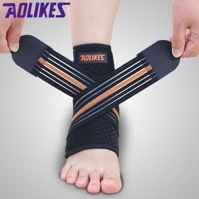 AOLIKES 原廠正品 繃帶加壓運動護踝 防護繃帶加壓護踝 登山 籃球 羽球 網球 棒球 壘球