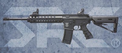 【BCS武器空間】SRC SR4 ST-DELTA L 黑色 進化運動版電動槍 電槍 BB槍 長槍-SRCGE-1603