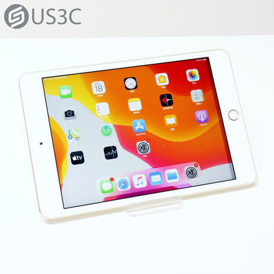 【US3C-青海店】【一元起標】台灣公司貨 Apple iPad mini 4 16G WiFi 金色 7.9吋 Retina 顯示器 A8晶片 二手平板