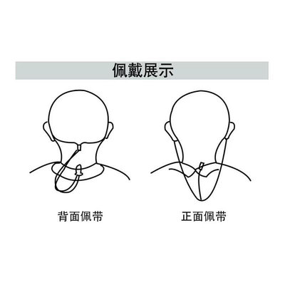助聽器 耳背式助聽器防丟繩掛繩兒童保護繩硅膠保護套卡通雙耳黑色防掉繩