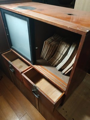 早期懷舊櫸木櫃 （玻璃櫃）特🉐️價 【侘寂文學館】 (稀有) 和室櫃 【古董級】 值得收藏