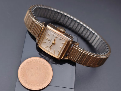 TISSOT 天梭 14K包金 女裝古董腕錶