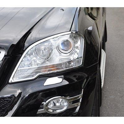 【JR佳睿精品】08-11 Benz ML350 W164 改裝 鍍鉻大燈框 頭燈 飾條 電鍍 精品 配件 台製