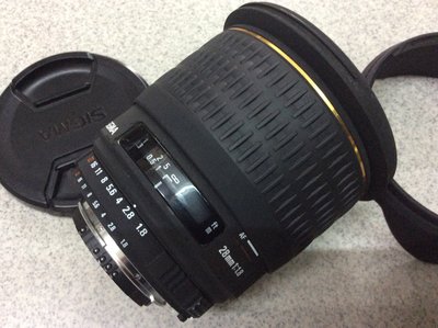 [保固一年][高雄明豐]  SIGMA 28mm F1.8 EX DG For Nikon 定焦鏡 便宜賣