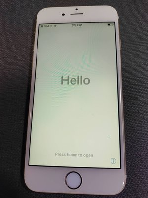 蘋果APPLE iPhone 6 手機A1586 白 鎖ID當零件機
