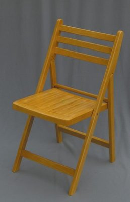 [ 家事達 ] TMT-AR-17 三板實木折合椅 特價