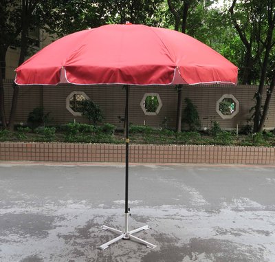 2.4米攤販大圓傘(420D抗UV防雨銀膠傘)未含傘座、攤販傘、戶外遮(雨)陽傘、沙灘傘、海灘傘