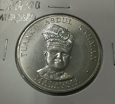1957 - 1977 馬來西亞 Malaysia 1 Ringgit 大型 錢幣 古錢幣 限量 發行 紀念幣