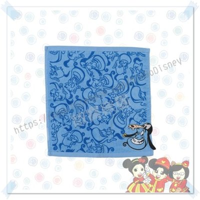 [全新正版現貨] Tokyo Disney Land 迪士尼 阿拉丁 神燈精靈 小方巾