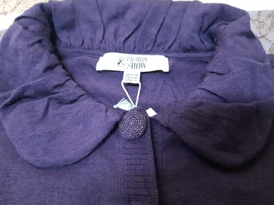 FASHION SHOW 流行秀紫羅蘭花苞設計外套