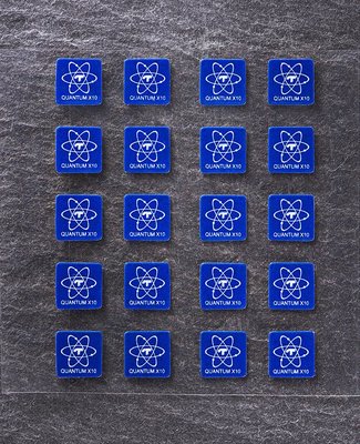 《名展影音》Telos Quantum Sticker 方形6mm 調音貼紙 (一盒20張) 藍色