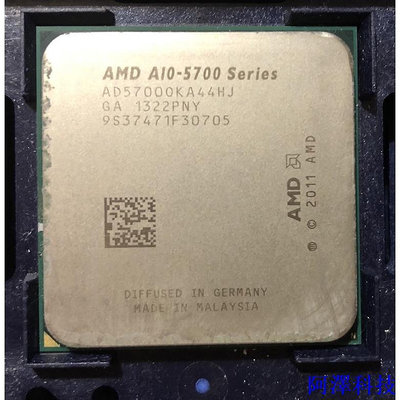 阿澤科技AMD FM2 APU A10-5700 A10-5800K A10-6700