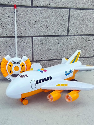 飛機模型大號遙控飛機兒童玩具大全早教燈光音樂耐摔A380仿真客機模型