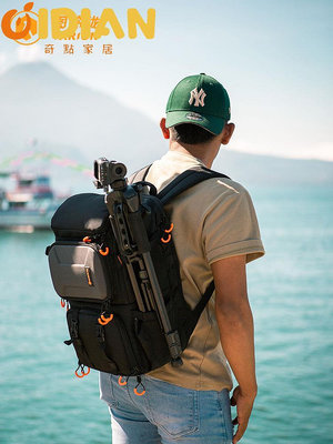 TARION相機包戶外雙肩攝影包專業單反佳能微單數碼背包大容量收納器材旅行雙肩包-奇點家居